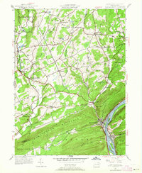 Download a high-resolution, GPS-compatible USGS topo map for Shickshinny, PA (1964 edition)