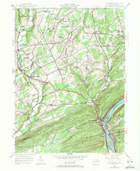 Download a high-resolution, GPS-compatible USGS topo map for Shickshinny, PA (1971 edition)