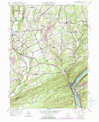Download a high-resolution, GPS-compatible USGS topo map for Shickshinny, PA (1990 edition)