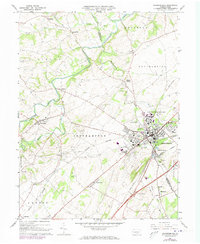 preview thumbnail of historical topo map of Shippensburg, PA in 1966