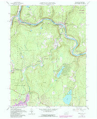 Download a high-resolution, GPS-compatible USGS topo map for Shohola, PA (1988 edition)