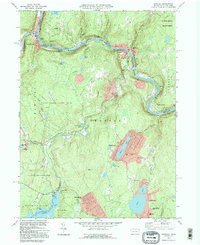 preview thumbnail of historical topo map of Pike County, PA in 1994