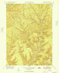 Download a high-resolution, GPS-compatible USGS topo map for Short Run, PA (1949 edition)