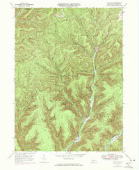 Download a high-resolution, GPS-compatible USGS topo map for Short Run, PA (1972 edition)