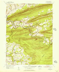 Download a high-resolution, GPS-compatible USGS topo map for Shumans, PA (1956 edition)