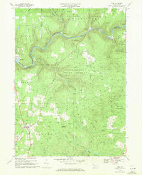Download a high-resolution, GPS-compatible USGS topo map for Sigel, PA (1971 edition)