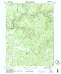 Download a high-resolution, GPS-compatible USGS topo map for Sigel, PA (1988 edition)