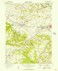 Download a high-resolution, GPS-compatible USGS topo map for Sinking Spring, PA (1956 edition)