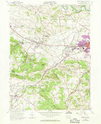 Download a high-resolution, GPS-compatible USGS topo map for Sinking Spring, PA (1969 edition)
