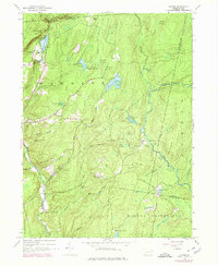 preview thumbnail of historical topo map of Monroe County, PA in 1943