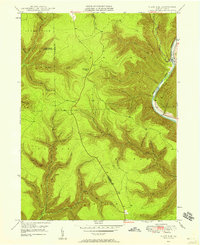 Download a high-resolution, GPS-compatible USGS topo map for Slate Run, PA (1958 edition)