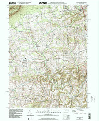 Download a high-resolution, GPS-compatible USGS topo map for Slatedale, PA (2002 edition)