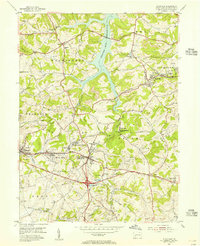 Download a high-resolution, GPS-compatible USGS topo map for Slickville, PA (1955 edition)