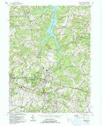 Download a high-resolution, GPS-compatible USGS topo map for Slickville, PA (1993 edition)