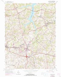 Download a high-resolution, GPS-compatible USGS topo map for Slickville, PA (1984 edition)