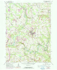 Download a high-resolution, GPS-compatible USGS topo map for Slippery Rock, PA (1990 edition)