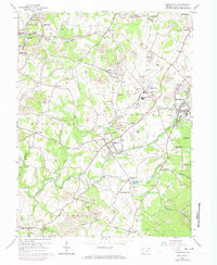Download a high-resolution, GPS-compatible USGS topo map for Smithfield, PA (1973 edition)