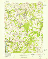 Download a high-resolution, GPS-compatible USGS topo map for Smithton, PA (1955 edition)