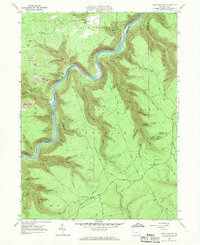 Download a high-resolution, GPS-compatible USGS topo map for Snow Shoe NW, PA (1970 edition)