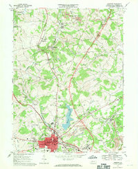 Download a high-resolution, GPS-compatible USGS topo map for Somerset, PA (1971 edition)