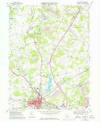 Download a high-resolution, GPS-compatible USGS topo map for Somerset, PA (1973 edition)