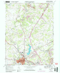 Download a high-resolution, GPS-compatible USGS topo map for Somerset, PA (1989 edition)