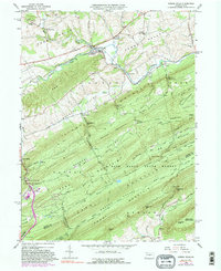 Download a high-resolution, GPS-compatible USGS topo map for Spring Mills, PA (1988 edition)