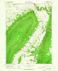 Download a high-resolution, GPS-compatible USGS topo map for Spruce Creek, PA (1965 edition)