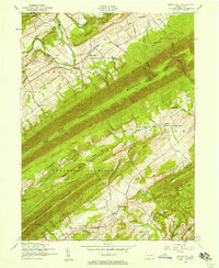 Download a high-resolution, GPS-compatible USGS topo map for Spruce Hill, PA (1958 edition)