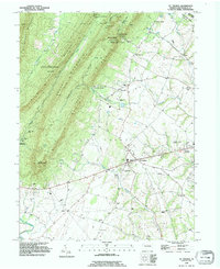 Download a high-resolution, GPS-compatible USGS topo map for St Thomas, PA (1995 edition)