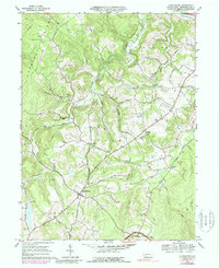 preview thumbnail of historical topo map of Westmoreland County, PA in 1967
