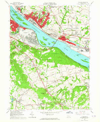 Download a high-resolution, GPS-compatible USGS topo map for Steelton, PA (1965 edition)