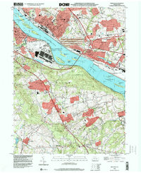 Download a high-resolution, GPS-compatible USGS topo map for Steelton, PA (2000 edition)