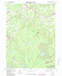 preview thumbnail of historical topo map of Wayne County, PA in 1965