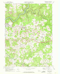 Download a high-resolution, GPS-compatible USGS topo map for Strattanville, PA (1972 edition)