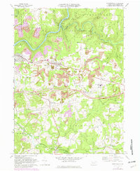 Download a high-resolution, GPS-compatible USGS topo map for Strattanville, PA (1982 edition)