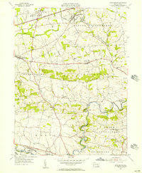 Download a high-resolution, GPS-compatible USGS topo map for Strausstown, PA (1957 edition)
