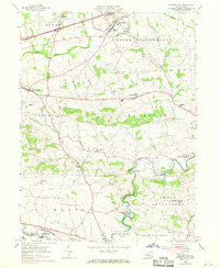 Download a high-resolution, GPS-compatible USGS topo map for Strausstown, PA (1971 edition)