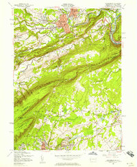 Download a high-resolution, GPS-compatible USGS topo map for Stroudsburg, PA (1957 edition)