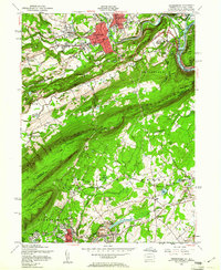 Download a high-resolution, GPS-compatible USGS topo map for Stroudsburg, PA (1961 edition)