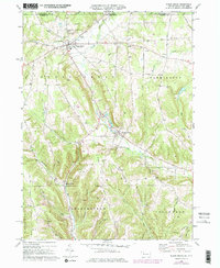 Download a high-resolution, GPS-compatible USGS topo map for Sugar Grove, PA (1976 edition)