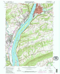 Download a high-resolution, GPS-compatible USGS topo map for Sunbury, PA (1987 edition)