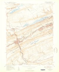Download a high-resolution, GPS-compatible USGS topo map for Tamaqua, PA (1950 edition)