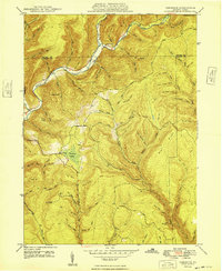 preview thumbnail of historical topo map of Clinton County, PA in 1948