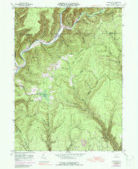 Download a high-resolution, GPS-compatible USGS topo map for Tamarack, PA (1988 edition)