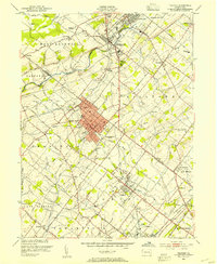 Download a high-resolution, GPS-compatible USGS topo map for Telford, PA (1954 edition)