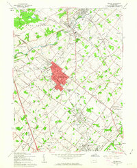 Download a high-resolution, GPS-compatible USGS topo map for Telford, PA (1963 edition)