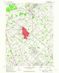 Download a high-resolution, GPS-compatible USGS topo map for Telford, PA (1967 edition)