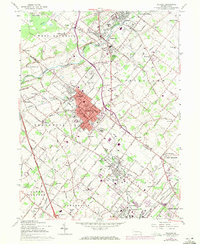 Download a high-resolution, GPS-compatible USGS topo map for Telford, PA (1971 edition)