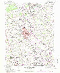 Download a high-resolution, GPS-compatible USGS topo map for Telford, PA (1983 edition)